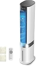 Midea MCF23XRB(WH) Luftkühler, Klimaanlage mobil, 2000m³/h Luftstrom, Sensicool Smart Temp, Ion…