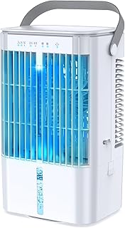 RenFox Mobiler Klimaanlage 4 in 1 Energiesparender Mini Luftkühler mit großem wassertank (1200 …