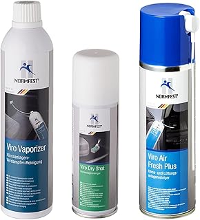 Normfest Viro Starter Set – 3-teiliges Klimaanlagen-Reinigungsset gegen Bakterien, Schimmel & G…
