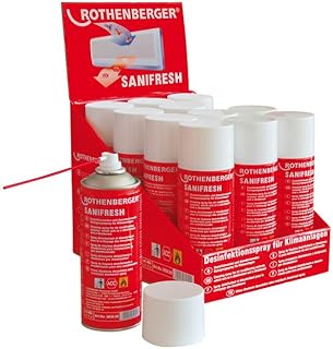 ROTHENBERGER Industrial 12 x 400 ml Desinfektionsmittel Klimaanlagen Desinfektion gegen Bakterien…