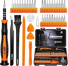JOREST 40Pcs Feinmechaniker Schraubendreher Set, Mini Werkzeug Kit mit Torx T1 T2 T3 T4 T5, TR6 T…