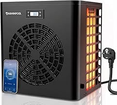 Pool Wärmepumpe 5,4 kW, Poolheizung für Aufstellpool bis 16–20 m³, COP bis 5,5, Leise 50 dB,…