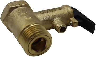 Sicherheitsventil 1/2 Zoll, 0,7 MPa Messing Sicherheitsventil, für Warmwasserbereiter, Heizkesse…
