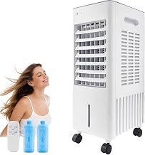 4-in-1 Mobiler Luftkühler 12L Wassertank, Verdunstungskühler mit Fernbedienung, Klimaanlage ohn…