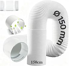 Abluftschlauch Klimagerät mit Adapter Ø150mm,Klimaanlage Schlauch Verlängerung,Klimaanlage Ver…