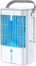 RenFox Mobiler Klimaanlage 4 in 1 Energiesparender Mini Luftkühler | großem wassertank (1200 ml…