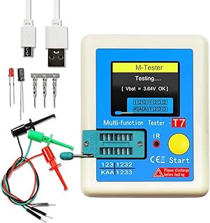 DollaTek Transistor-Tester Multifunktions TFT Diode Triode Kapazität Tester LCR ESR NPN PNP MOSF…