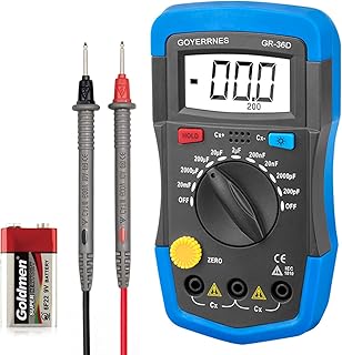 Digital Multimeter, Kapazitätsmesser Kondensator Tester GR-36D Professionelle Handheld Kapazitä…