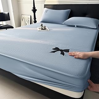 Kühlmatte für Bett – PE Kühlende Bettauflage als Spannbettlaken | Ideal für Heißschläfer …