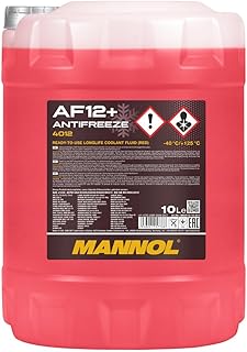 MANNOL 4012 AF12+ Kühlerfrostschutz bis -40°C, gebrauchsfertig, 10L | Kühlmittel auf Ethylengl…