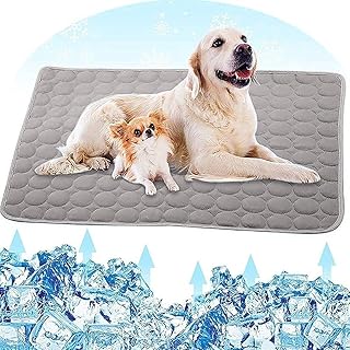 Kühlmatte für Hunde Hundematte Bett Kühldecke Kühlkissen für Katzen Waschbar Haustiere70*100cm