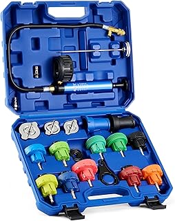Orion Motor Tech 19tlg Kühlsystem Abdrückgerät Kühlsystemtester Kühler Abdrückgerät, farbk…