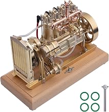 12-cm³-Modell eines stehenden Vierzylinder-OHV-Benzinmotors mit komplettem Wasserkreislauf-Kühl…