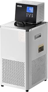 VEVOR Laborkühler mit Umwälzpumpe, -30 °C bis 100 °C, 6 L Interne und Externe Doppelzirkulati…