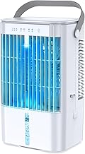 RenFox Mobiler Klimaanlage 4 in 1 Energiesparender Mini Luftkühler | großem wassertank (1200 ml…