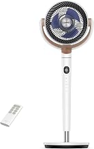 DREO 23dB leiser Standventilator, 120°+120° Omni-direktionale oszillierende Ventilator, 27M Win…