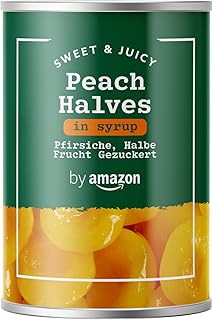 by Amazon Pfirsiche, Halbe Frucht Gezuckert, 411g