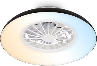 BRILONER – LED Deckenventilator mit Beleuchtung, Fernbedienung, Leiser DC-Motor, 5 Geschwindigkei…