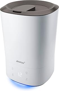 Steba LB 8 Luftbefeuchter, Weiß | Wassertank 5,5 Liter, Luftfeuchtigkeitsregelung 30% bis 90%, F…