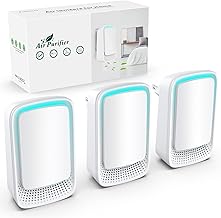 Jostart Ionisator Luftreiniger, 3 Pack Plug in Negativ Ionen Air Purifier für Wohnung Raucherzim…