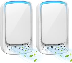 Steckdosen-Lufterfrischer, Air Purifier mit Ionisator, 2er-Pack, filterlos, geräuschlos, ohne Oz…