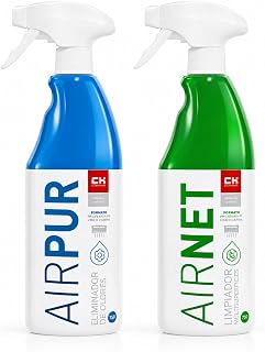 Recamania AIRNET + AIRPUR Reiniger und Geruchsentferner für Klimaanlagen, 2 Sprühgeräte, je 75…