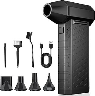 Elektrische Staubgebläse Druckluftspray, 150000 U/min Höhe Geschwindigkeit Dust Blower, Mini Co…