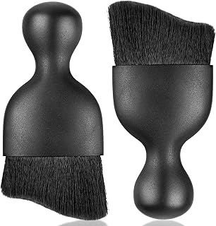 Caianwin-2 Stück Staubbürste Auto, Weichen Borsten Autobürste | Gebogene Design Reinigungspins…