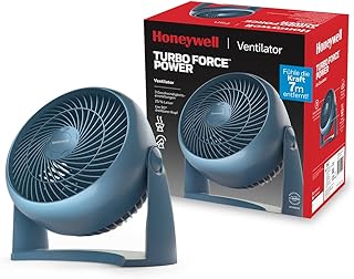 Honeywell TurboForce Turbo-Ventilator – blau Ausführung (Geräuscharme Kühlung, verstellbarer N…