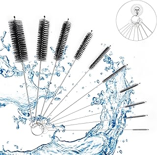 Vicloon Reinigungsbürsten, 10 Stück Flasche Reinigungsbürsten Milchschlauchbürste Nylon Schla…