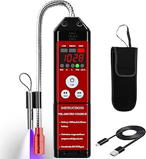 Aprvtio Kältemittel Lecksuchgerät, Refrigerant Gas Leck Detektor, HVAC-Lecksucher, Freon-Sniffe…