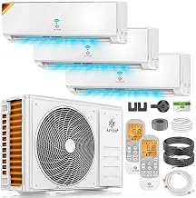 KESSER® Multi-Split-Klimaanlage 3-Zone, 7500W, WiFi, Inverter, R32