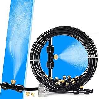 SprüHnebel Terrasse- Wassernebel KüHlung Bewässerungs System, 12 Meter | Outdoor-NebelküHlsys…