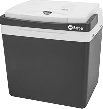 BERGER Thermoelektrische Kühlbox 25L KÜHLT und WÄRMT | Elektrische Kühlbox mit Anschluss 12V …