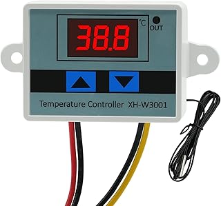 Digital LCD Display Temperaturregler XH-W3001 , DC 12V 120W Thermostatschalter mit Wasserdichter …