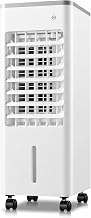 Ventilator mit Wasserkühlung, 6-Liter Verdunstungskühler mit Fernbedienung & 2 Kühlakkus, 4-in…