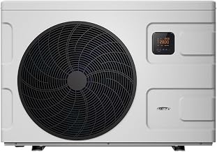 INVERBOOST Poolheizung Inverter 7,5kW COP16 WiFi Sprachsteuerung | Vollinverter, R32, ABS-Gehäus…