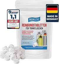 AGUALEVE® Reinigungstabletten für Trinkflaschen 25 Stück *NEU* | gründliche & schonende Reini…