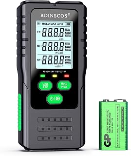 EMF-Messgerät Strahlungsdetektor Digitaler Elektromagnetische Felder Handgehaltener EF/MF/RF Ele…
