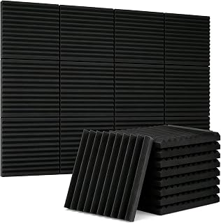 Akustikschaumstoff Platten,Akustikpaneele Schallschutzplatten | 12 Stücke Schalldämmung Aus Hoc…