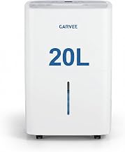 Leiser 20L/Tag Luftentfeuchter für bis zu 280m², Digitalanzeige | Dauerentwässerung, Schimmels…