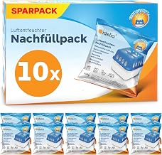 Idelia® 10x Luftentfeuchter Granulat 400g (Sparvorteils 10er Set Luftentfeuchter Nachfüllpack’s…