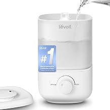 Levoit Luftbefeuchter Schlafzimmer, 23dB leise, Top-Fill, 2,5L | Kinderzimmer Humidifier, Kühler…