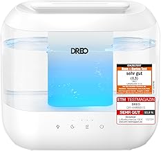 Dreo Luftbefeuchter für Schlafzimmer, Top Fill 4L Supersized Cool Mist Humidifier mit Öl-Diffus…