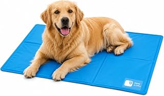 Haustier Kühlmatte (50 x 90 cm), für Hunde, Eismatte mit Gel Selbstkühlend | Selbstkühlende G…