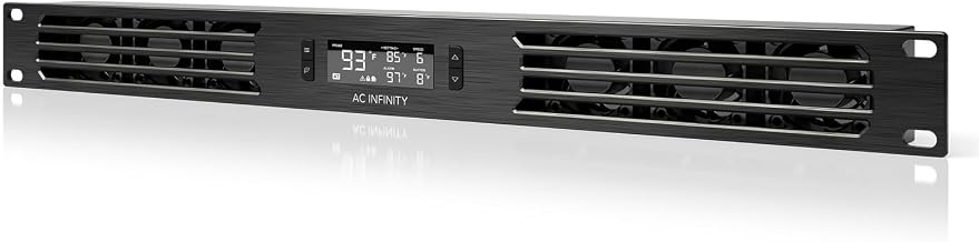 AC Infinity CLOUDPLATE T1-N, 19-Zoll-Racklüfter 1 HE, Zuluft