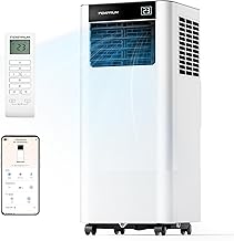 Mobile Klimaanlage 9000BTU 2,6Kw mit Abluftschlauch | 3-in-1 Mobiles Klimagerät | Fensterabdicht…