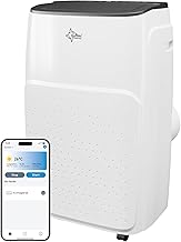 SUNTEC Mobiles Klimagerät Coolfixx 14000 BTU APP – Klimaanlage mobil und leise mit Smart App S…