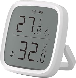 SONOFF SNZB-02D Zigbee Temperatur- und Feuchtigkeitssensor,Zigbee LCD Smart Thermometer Hygromete…