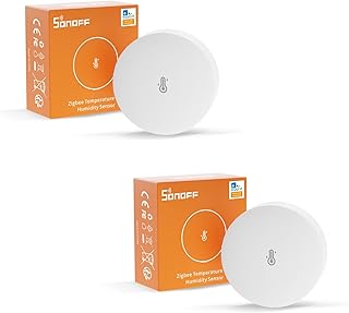 SONOFF SNZB-02P Zigbee Temperatur- und Feuchtigkeitssensor,2 Stück Smart Temperatursensor mit Ko…
